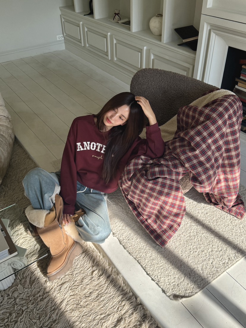 MOSMOS東大門㊣代購女裝新款25秋冬真品人氣休閑職業推薦衛衣MOSMOS衛衣