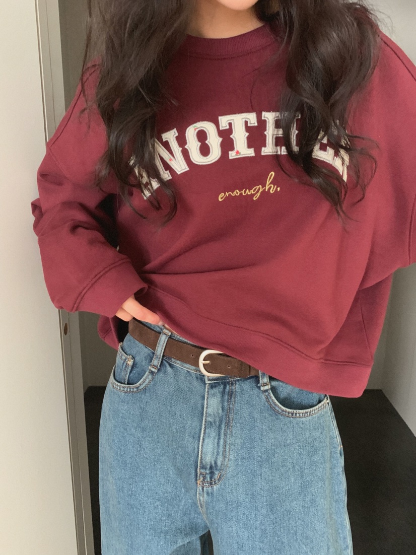 MOSMOS東大門㊣代購女裝新款25秋冬真品人氣休閑職業推薦衛衣MOSMOS衛衣