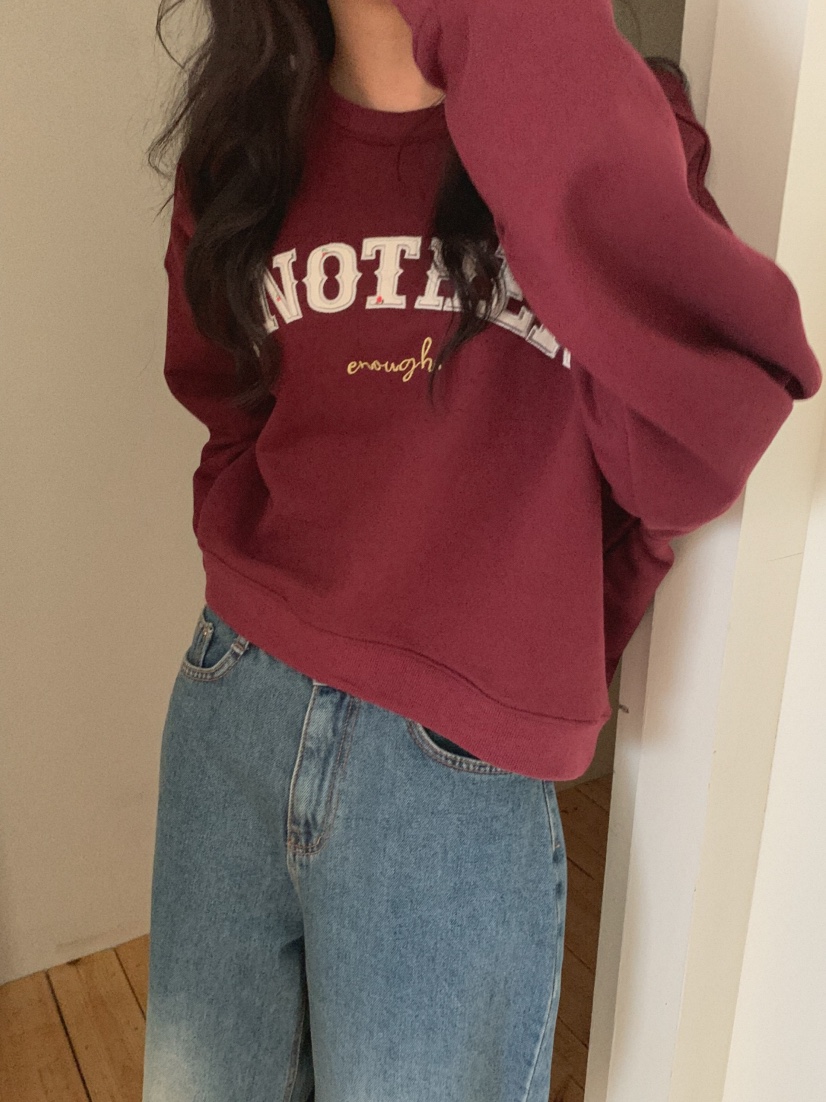 MOSMOS東大門㊣代購女裝新款25秋冬真品人氣休閑職業推薦衛衣MOSMOS衛衣