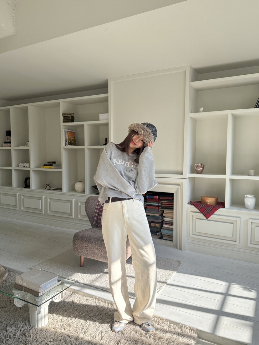 MOSMOS東大門㊣代購女裝新款25秋冬真品人氣休閑職業推薦衛衣MOSMOS衛衣