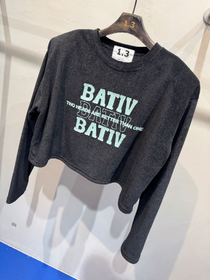 1.3東大門㊣實拍女裝新品職業推薦熱賣真品人氣25秋冬長袖T恤1.3長袖T恤