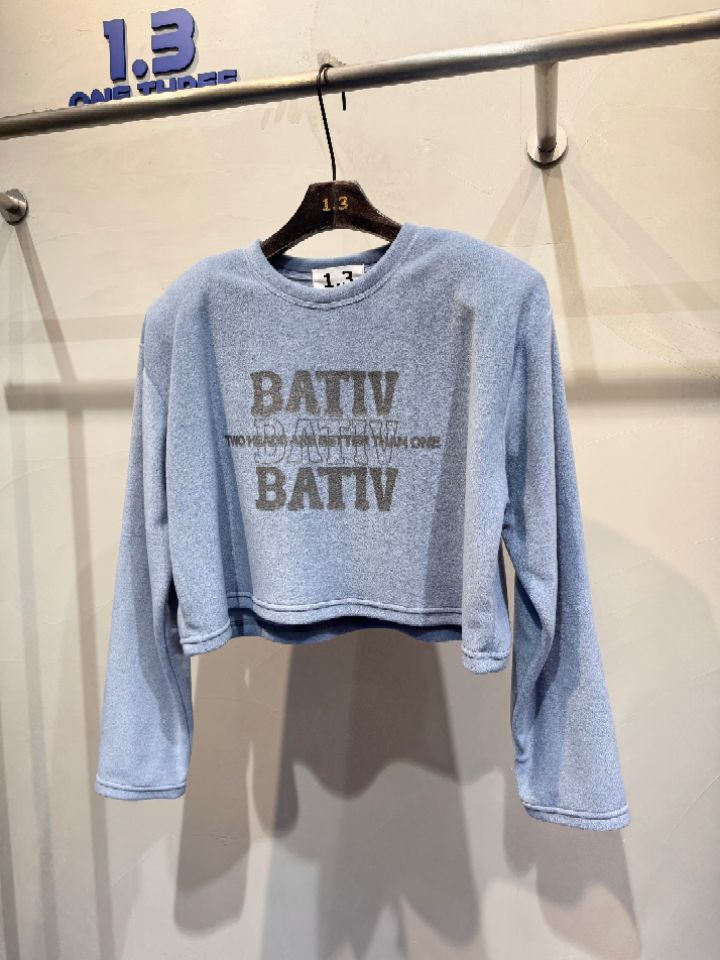 1.3東大門㊣實拍女裝新品職業推薦熱賣真品人氣25秋冬長袖T恤1.3長袖T恤