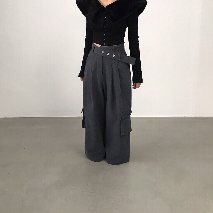 2TWO MOON韓國代購㊣女裝新款時尚人氣推薦熱賣25秋冬休閑褲2TWO MOON休閑褲