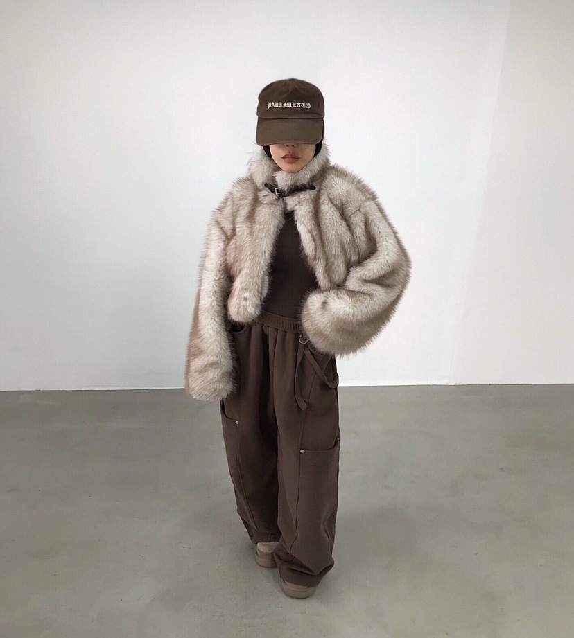 2TWO MOON韓國代購㊣女士新品時尚推薦休閑職業熱賣短款大衣2TWO MOON短款大衣