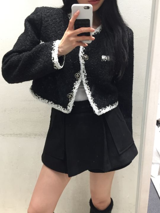 mars東大門㊣直郵女士新品休閑真品職業人氣時尚夾克粗花呢mars夾克