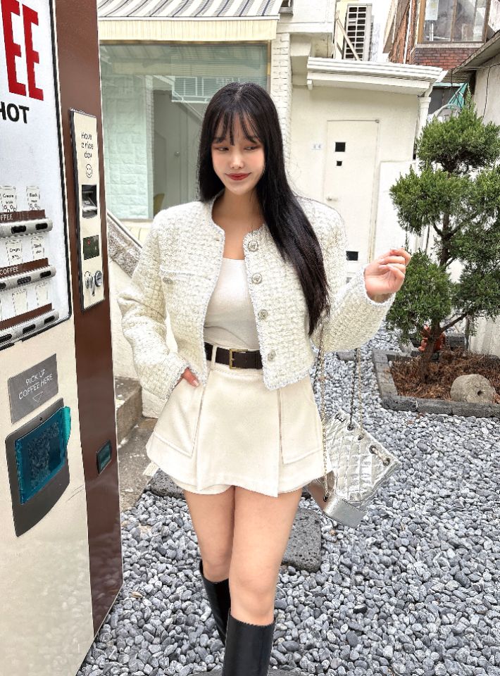 mars東大門㊣直郵女士新品休閑真品職業人氣時尚夾克粗花呢mars夾克