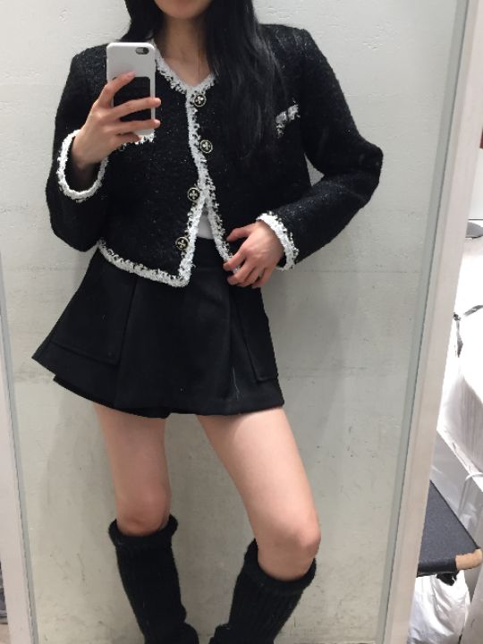 mars東大門㊣直郵女士新品休閑真品職業人氣時尚夾克粗花呢mars夾克