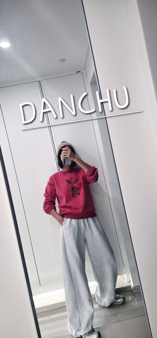 DANCHU韓國代購㊣女士新品時尚推薦職業休閑人氣衛衣加絨羊毛DANCHU衛衣