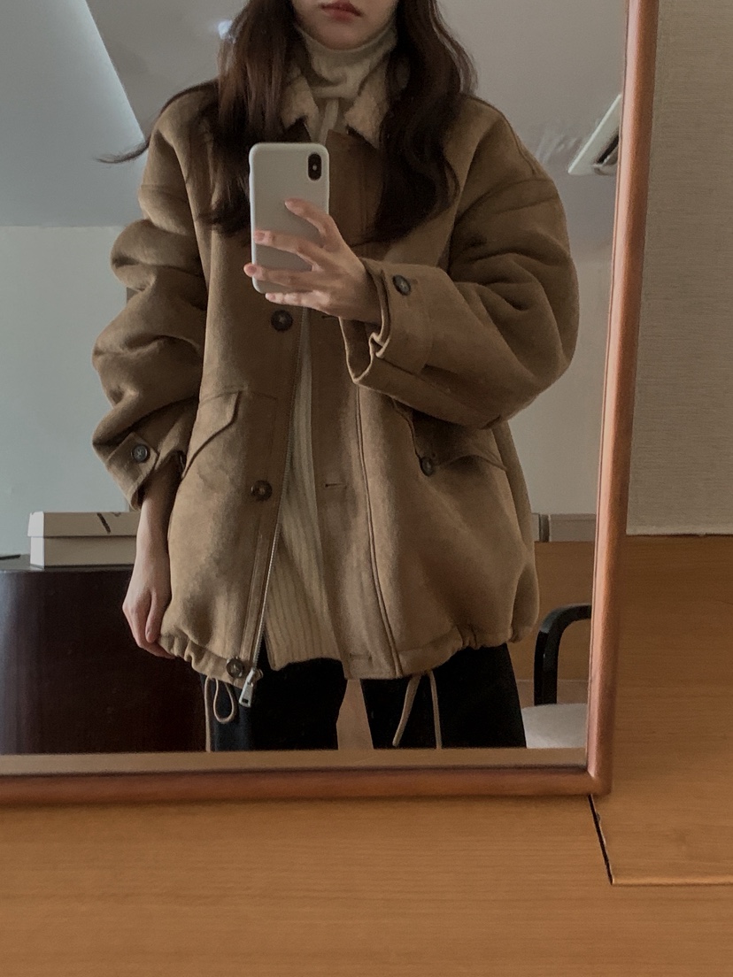 ATHEA東大門㊣實拍女士新品職業休閑推薦時尚熱賣真品夾克羊毛ATHEA夾克