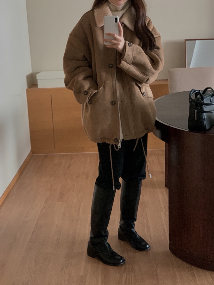 ATHEA東大門㊣實拍女士新品職業休閑推薦時尚熱賣真品夾克羊毛ATHEA夾克