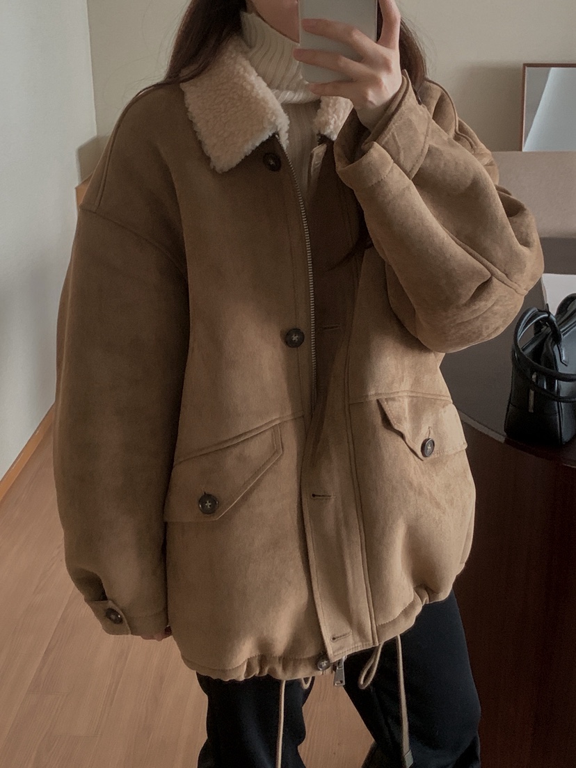 ATHEA東大門㊣實拍女士新品職業休閑推薦時尚熱賣真品夾克羊毛ATHEA夾克