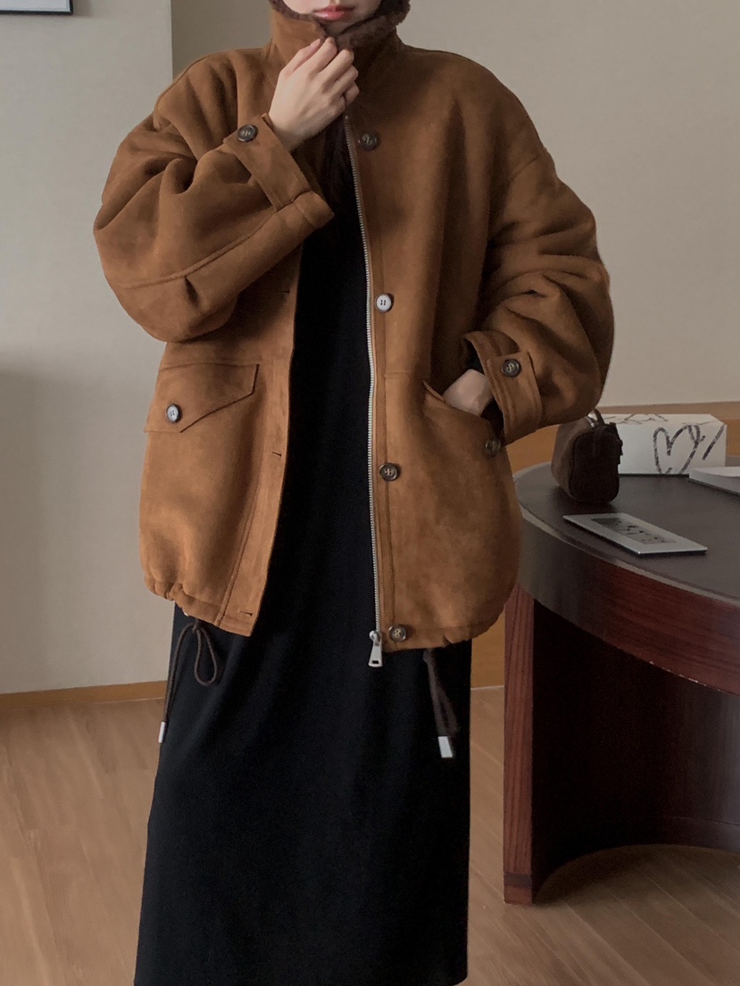 ATHEA東大門㊣實拍女士新品職業休閑推薦時尚熱賣真品夾克羊毛ATHEA夾克