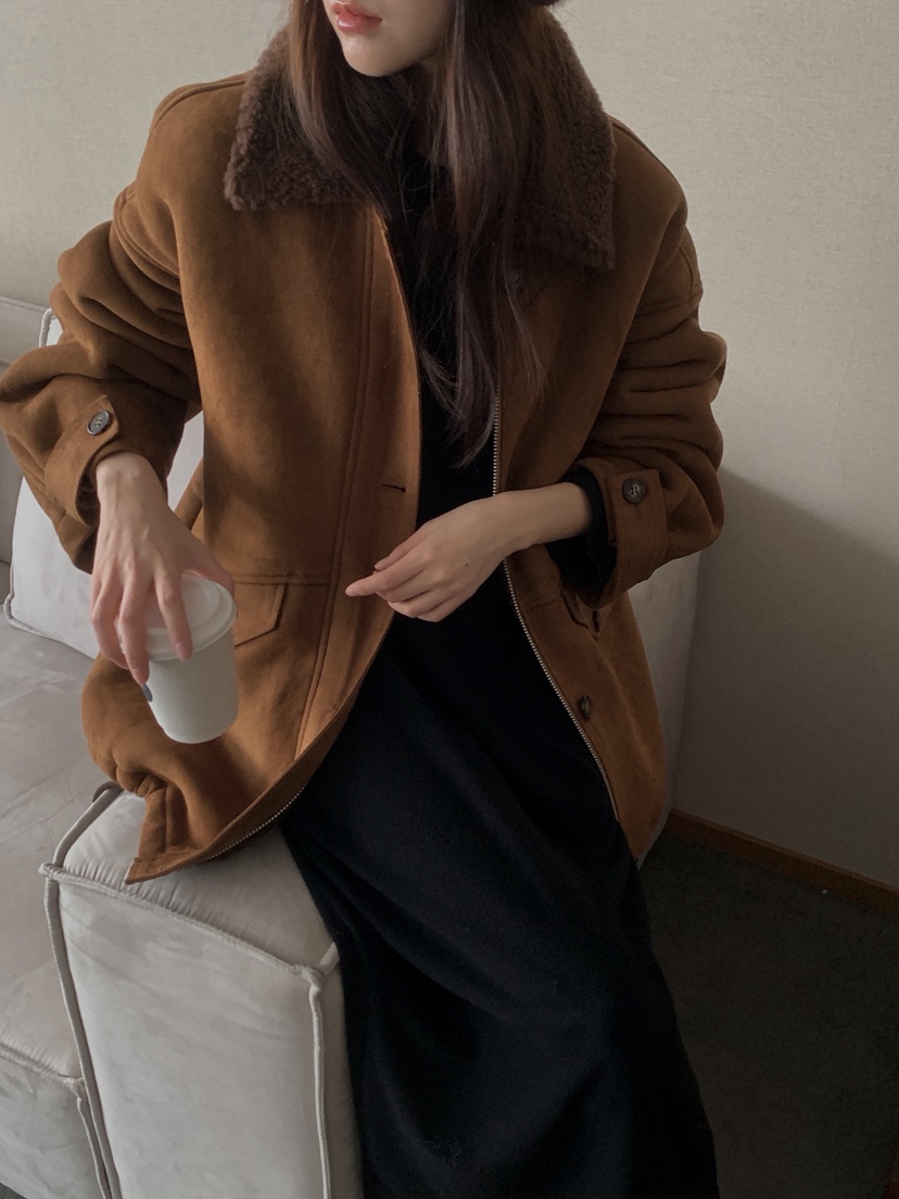 ATHEA東大門㊣實拍女士新品職業休閑推薦時尚熱賣真品夾克羊毛ATHEA夾克