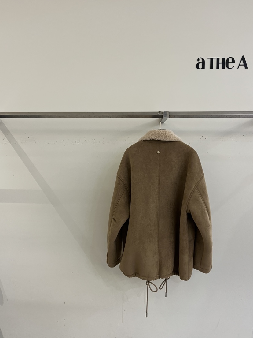 ATHEA東大門㊣實拍女士新品職業休閑推薦時尚熱賣真品夾克羊毛ATHEA夾克