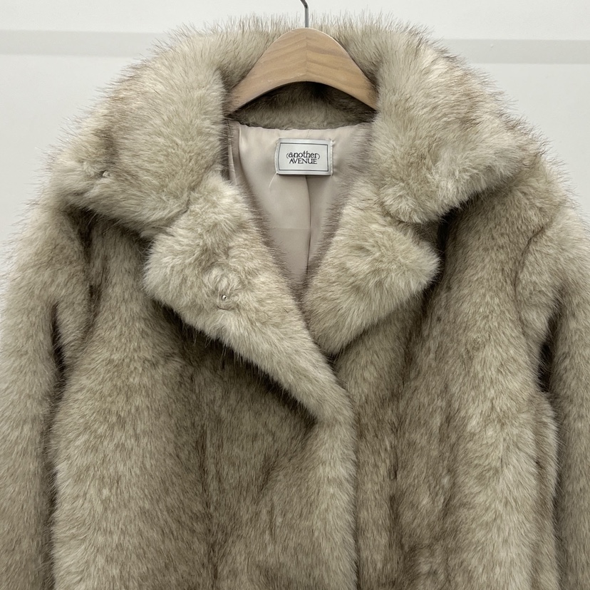 ANOTHER AVENUE韓國代購㊣女裝新款休閑時尚職業短款大衣狐貍ANOTHER AVENUE短款大衣