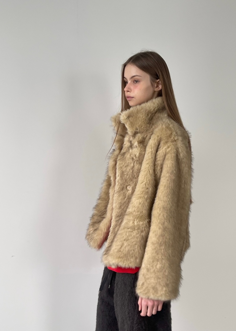 ANOTHER AVENUE韓國代購㊣女裝新款休閑時尚職業短款大衣狐貍ANOTHER AVENUE短款大衣