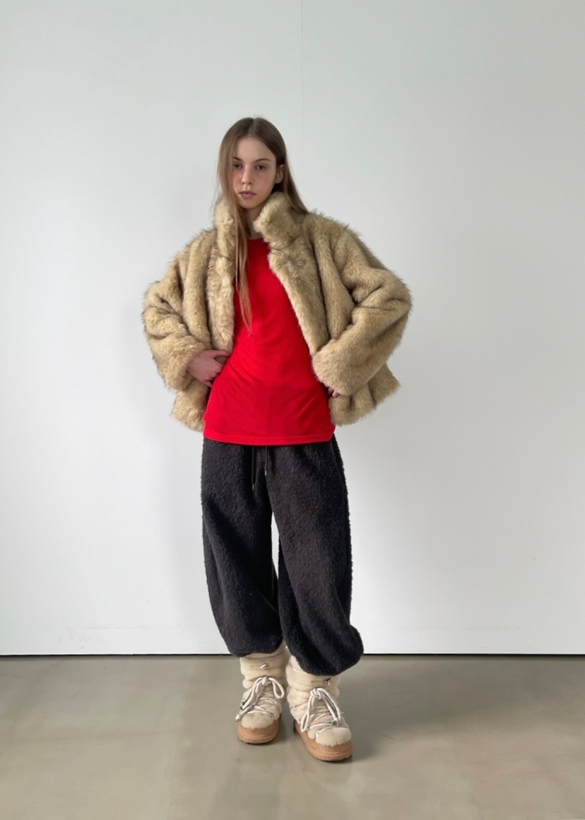 ANOTHER AVENUE韓國代購㊣女裝新款休閑時尚職業短款大衣狐貍ANOTHER AVENUE短款大衣