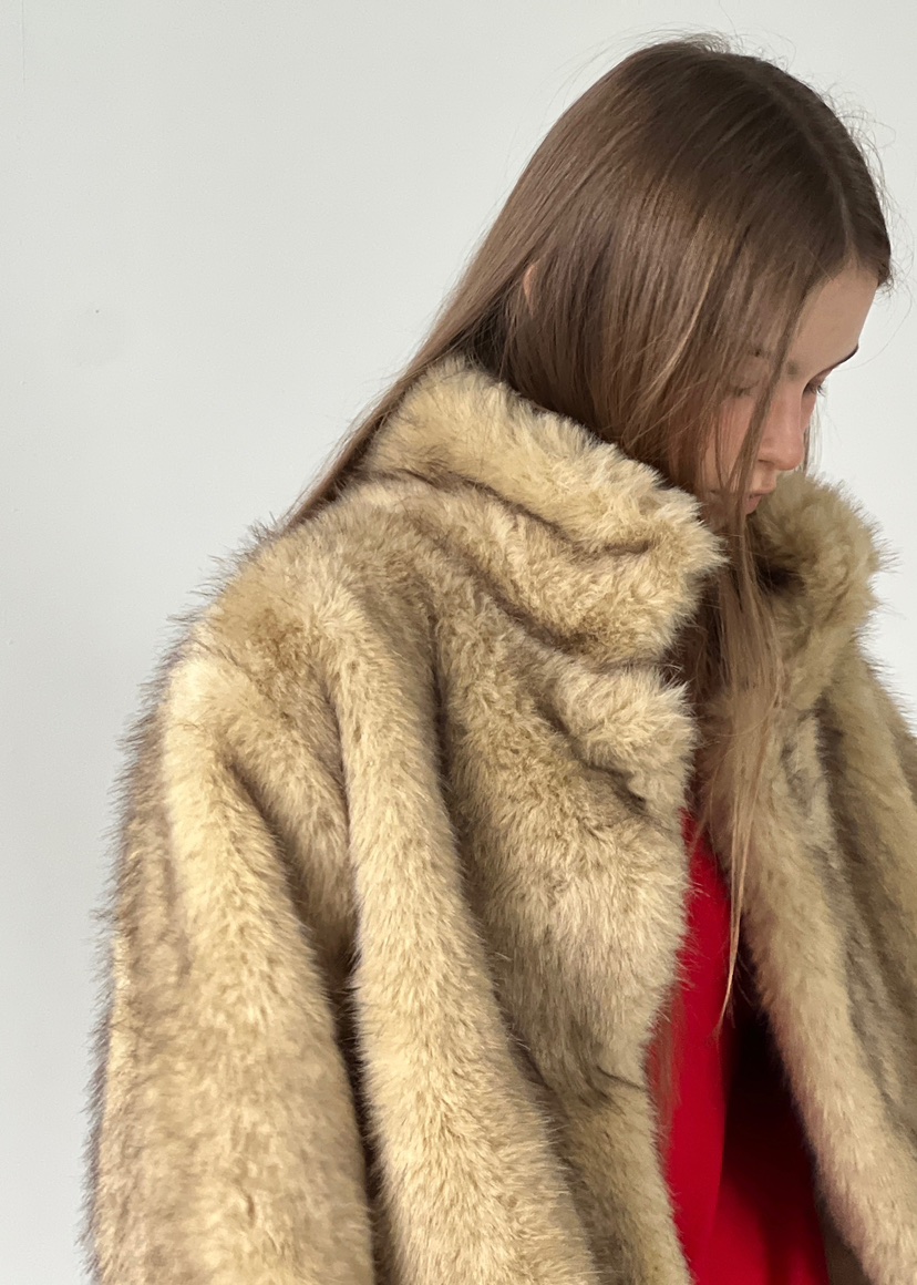 ANOTHER AVENUE韓國代購㊣女裝新款休閑時尚職業短款大衣狐貍ANOTHER AVENUE短款大衣