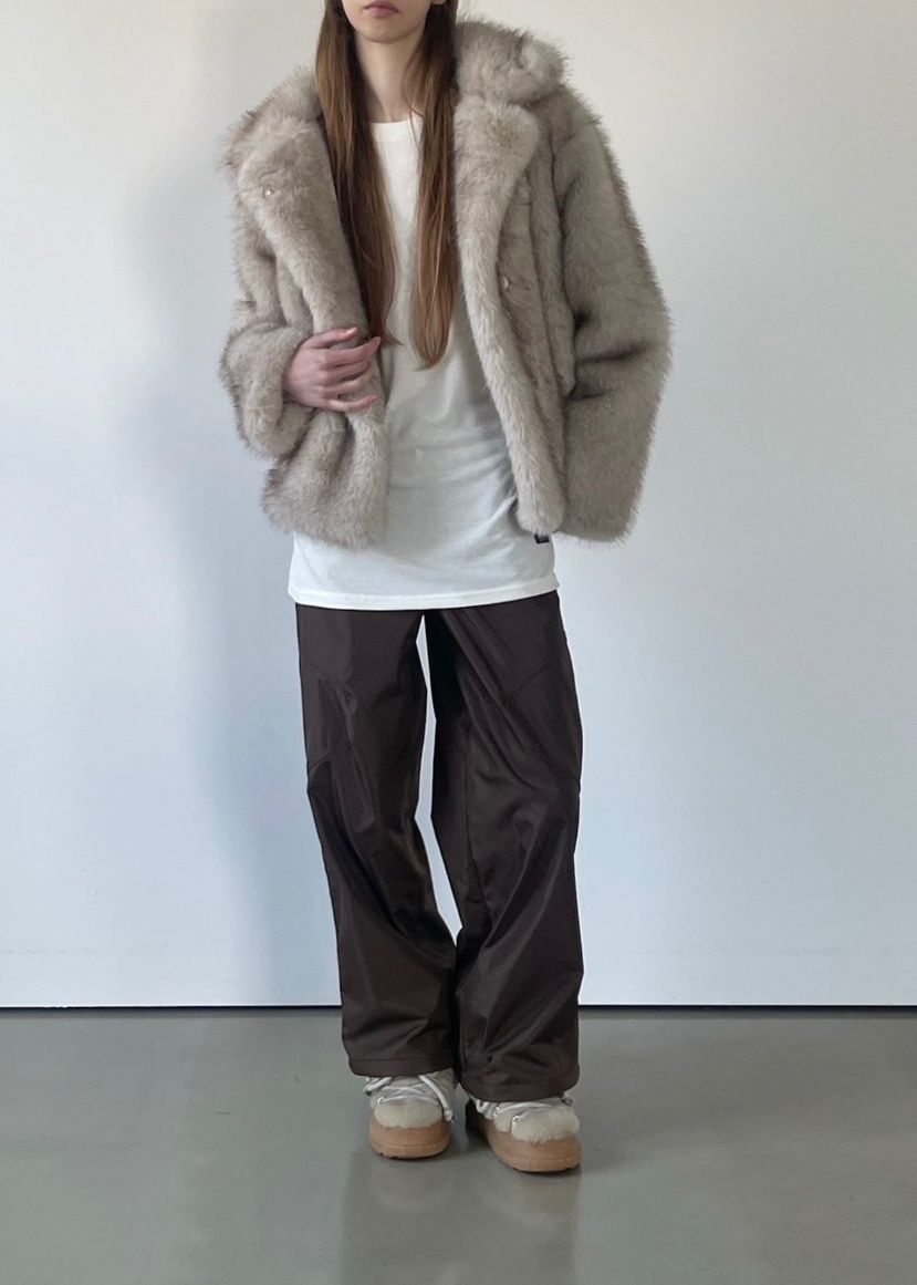 ANOTHER AVENUE韓國代購㊣女裝新款休閑時尚職業短款大衣狐貍ANOTHER AVENUE短款大衣