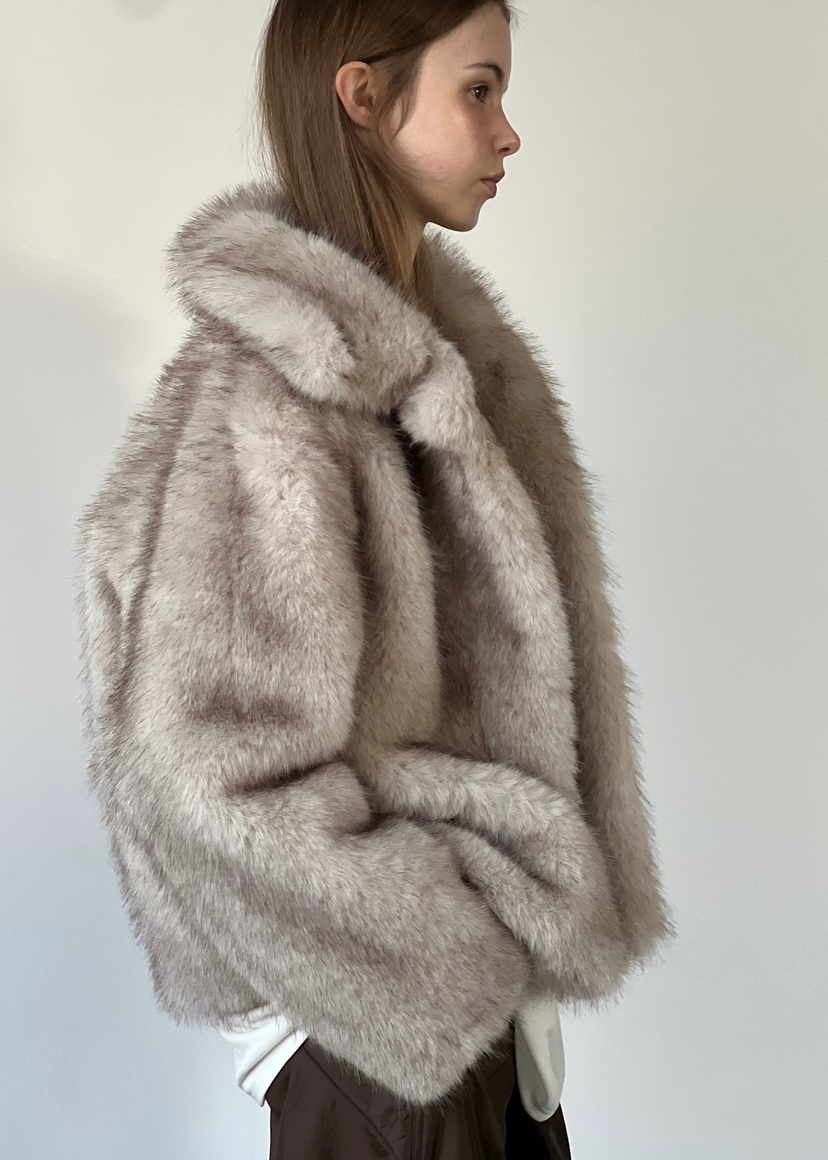 ANOTHER AVENUE韓國代購㊣女裝新款休閑時尚職業短款大衣狐貍ANOTHER AVENUE短款大衣