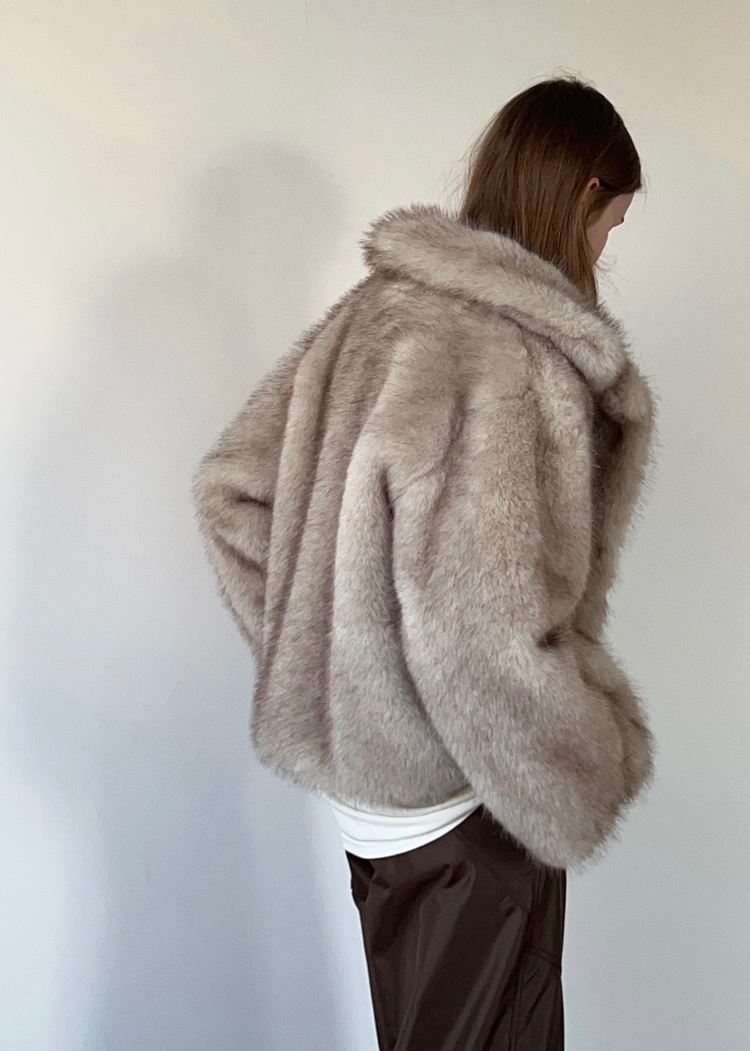 ANOTHER AVENUE韓國代購㊣女裝新款休閑時尚職業短款大衣狐貍ANOTHER AVENUE短款大衣