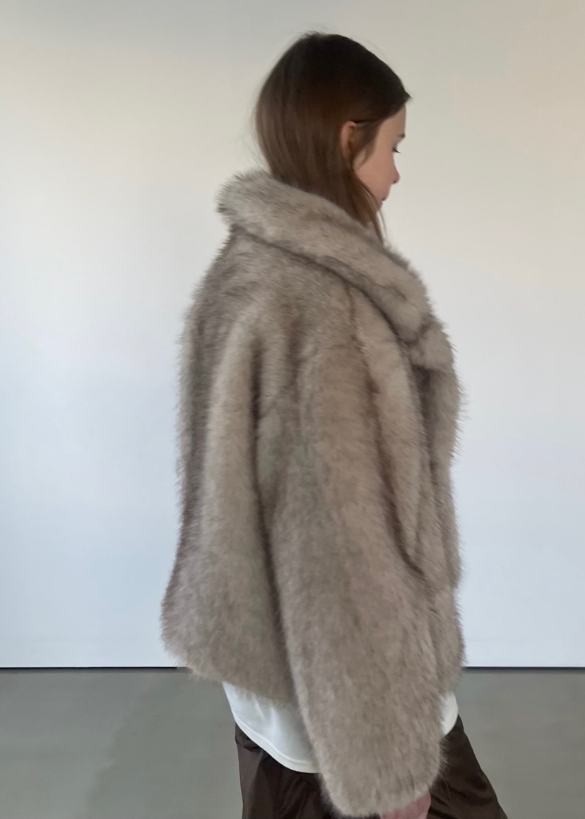 ANOTHER AVENUE韓國代購㊣女裝新款休閑時尚職業短款大衣狐貍ANOTHER AVENUE短款大衣