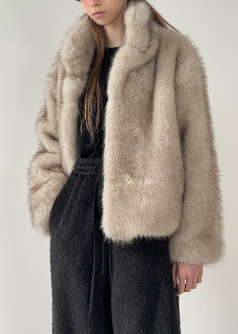 ANOTHER AVENUE韓國代購㊣女裝新款休閑時尚職業短款大衣狐貍ANOTHER AVENUE短款大衣