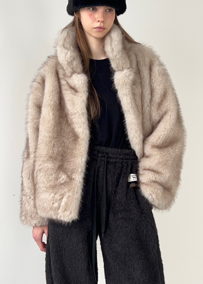 ANOTHER AVENUE韓國代購㊣女裝新款休閑時尚職業短款大衣狐貍ANOTHER AVENUE短款大衣