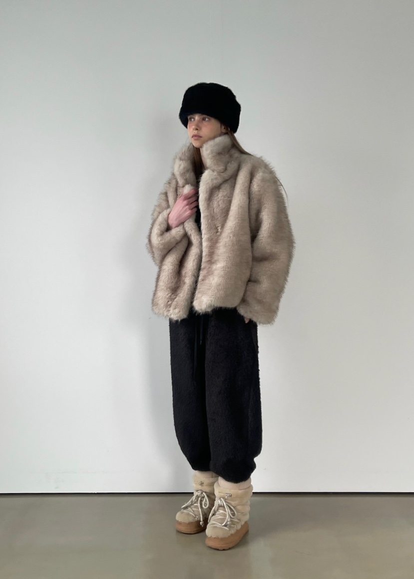 ANOTHER AVENUE韓國代購㊣女裝新款休閑時尚職業短款大衣狐貍ANOTHER AVENUE短款大衣