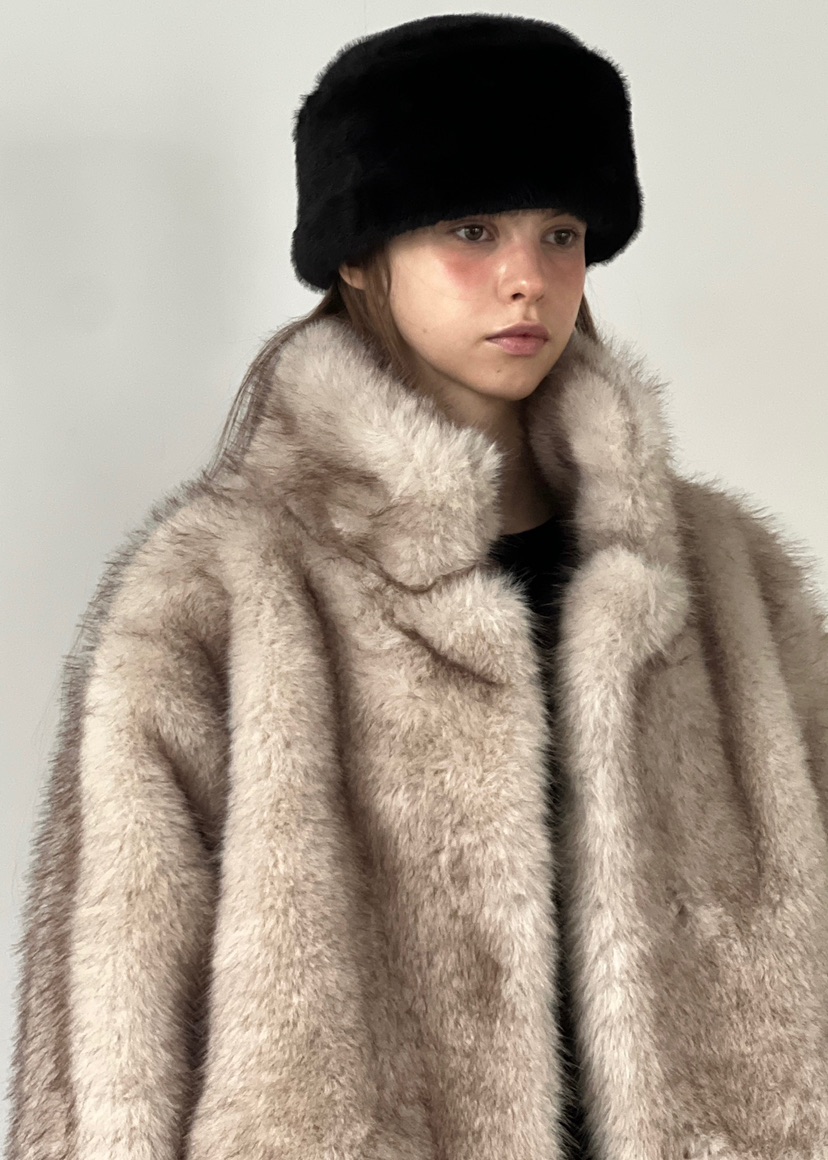 ANOTHER AVENUE韓國代購㊣女裝新款休閑時尚職業短款大衣狐貍ANOTHER AVENUE短款大衣