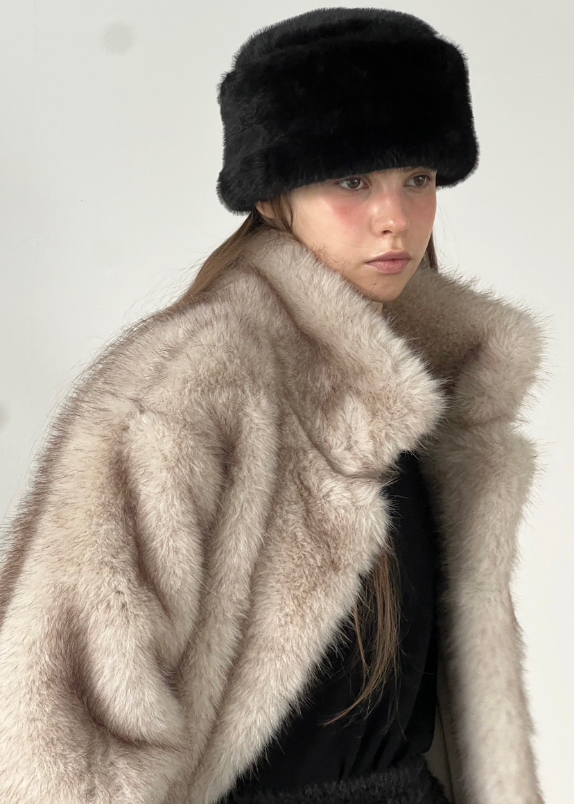 ANOTHER AVENUE韓國代購㊣女裝新款休閑時尚職業短款大衣狐貍ANOTHER AVENUE短款大衣