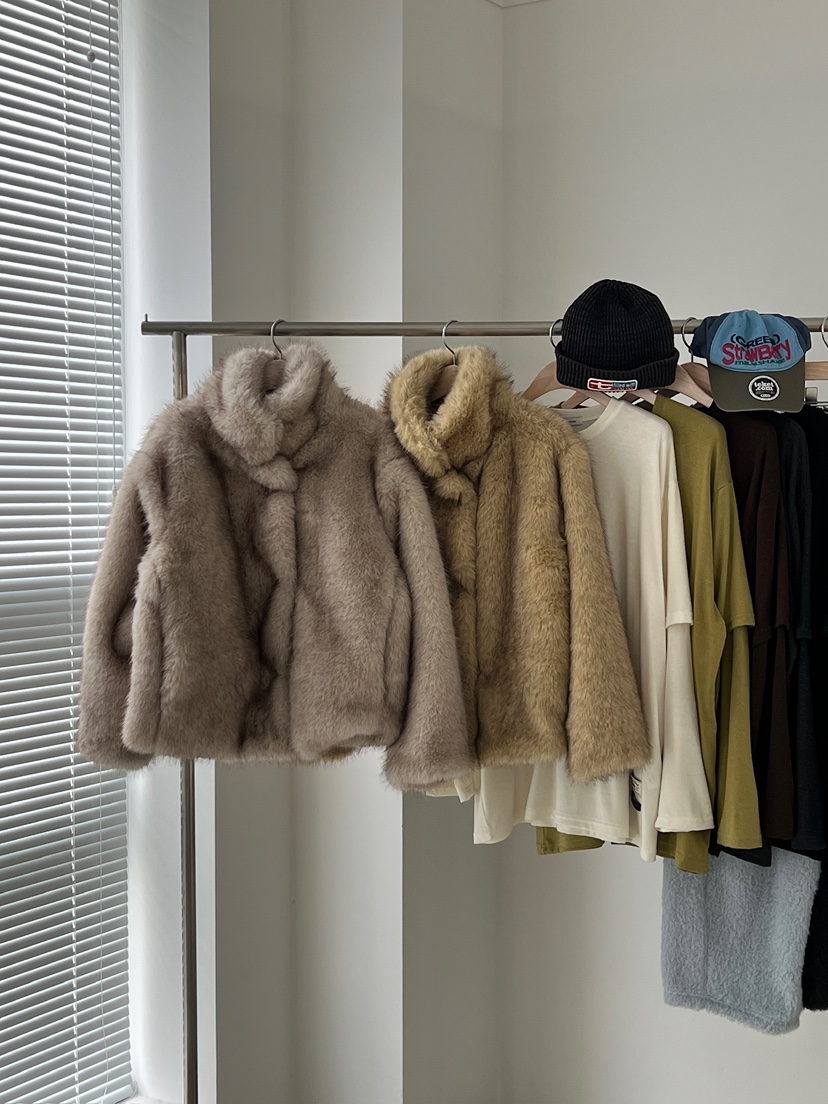 ANOTHER AVENUE韓國代購㊣女裝新款休閑時尚職業短款大衣狐貍ANOTHER AVENUE短款大衣