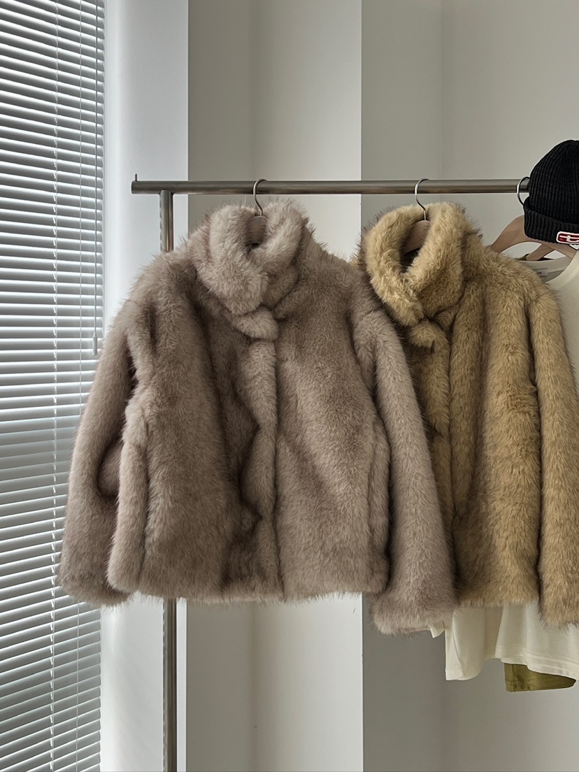 ANOTHER AVENUE韓國代購㊣女裝新款休閑時尚職業短款大衣狐貍ANOTHER AVENUE短款大衣