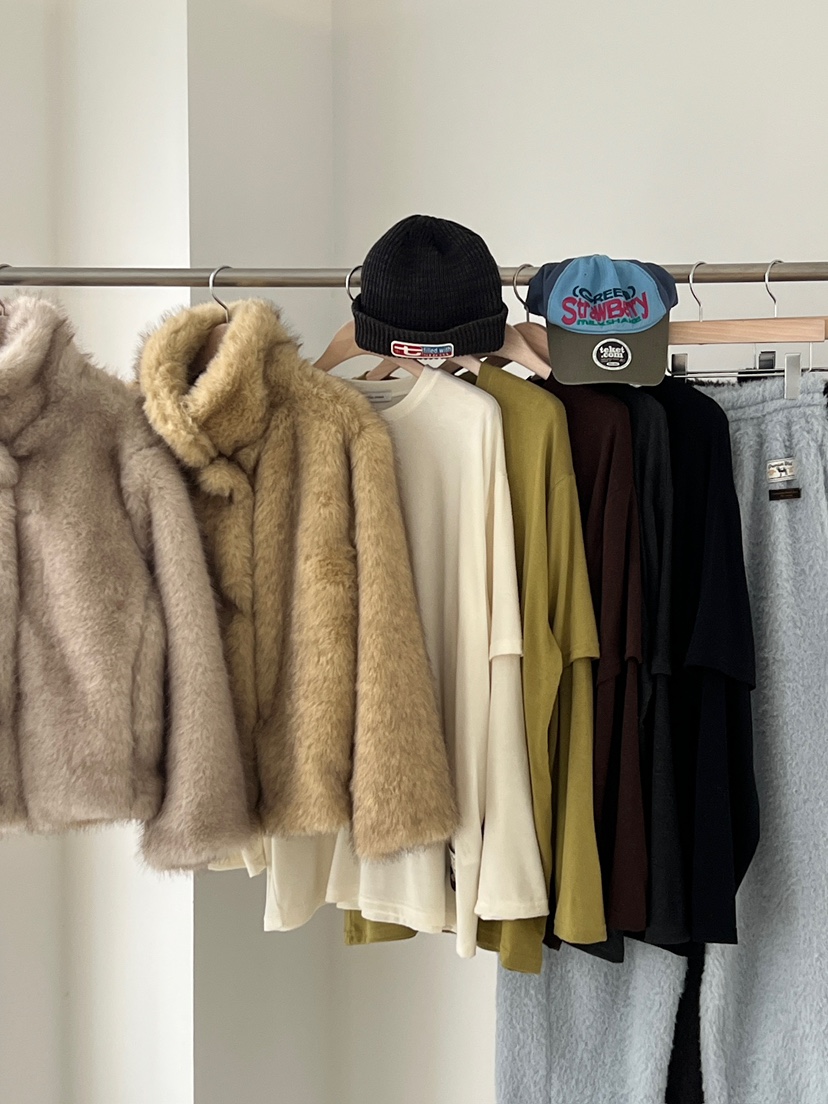 ANOTHER AVENUE韓國代購㊣女裝新款休閑時尚職業短款大衣狐貍ANOTHER AVENUE短款大衣