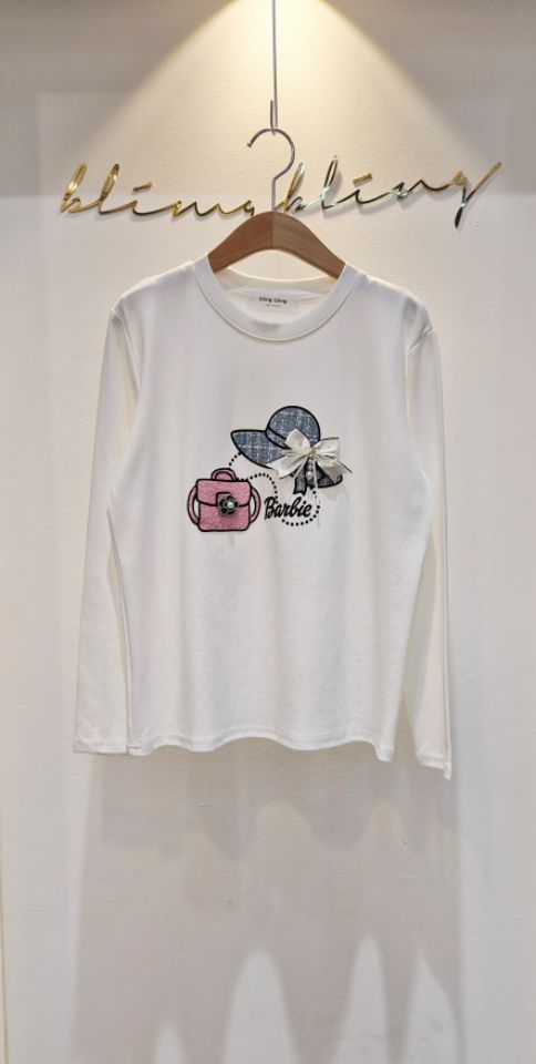 BLING BLING-S東大門㊣代購女士新品休閑熱賣職業長袖T恤BLING BLING-S長袖T恤圖色1