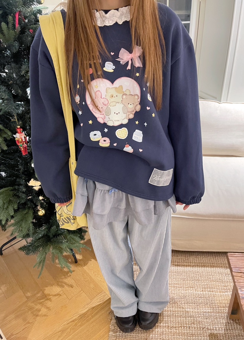 BOUTIQUE-L東大門㊣實拍女裝新款熱賣休閑時尚人氣職業衛衣BOUTIQUE-L衛衣