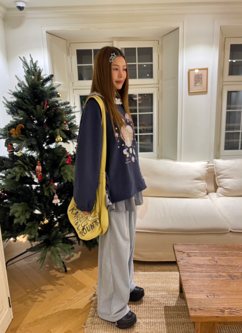 BOUTIQUE-L東大門㊣實拍女裝新款熱賣休閑時尚人氣職業衛衣BOUTIQUE-L衛衣