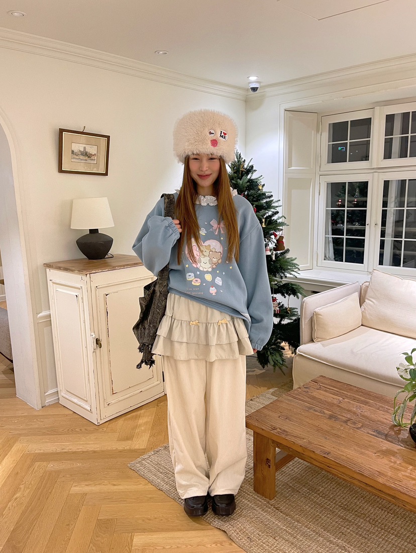 BOUTIQUE-L東大門㊣實拍女裝新款熱賣休閑時尚人氣職業衛衣BOUTIQUE-L衛衣