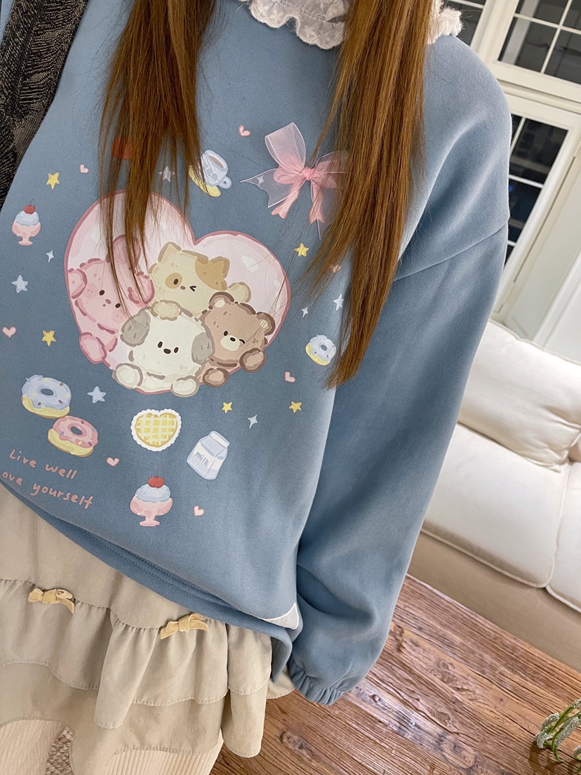 BOUTIQUE-L東大門㊣實拍女裝新款熱賣休閑時尚人氣職業衛衣BOUTIQUE-L衛衣