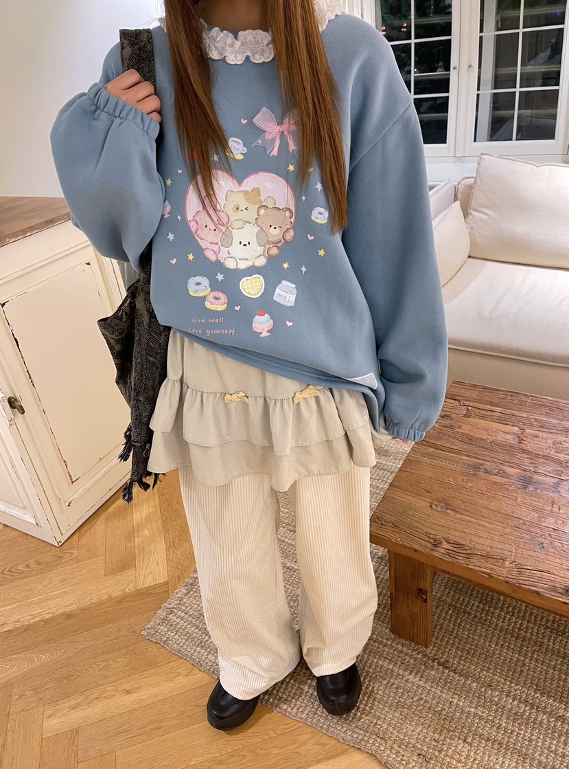 BOUTIQUE-L東大門㊣實拍女裝新款熱賣休閑時尚人氣職業衛衣BOUTIQUE-L衛衣