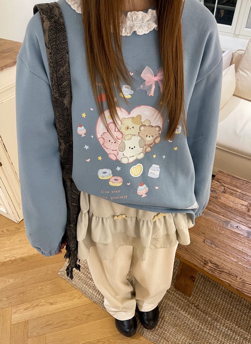 BOUTIQUE-L東大門㊣實拍女裝新款熱賣休閑時尚人氣職業衛衣BOUTIQUE-L衛衣