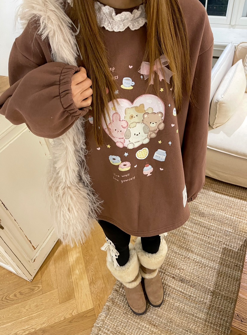 BOUTIQUE-L東大門㊣實拍女裝新款熱賣休閑時尚人氣職業衛衣BOUTIQUE-L衛衣