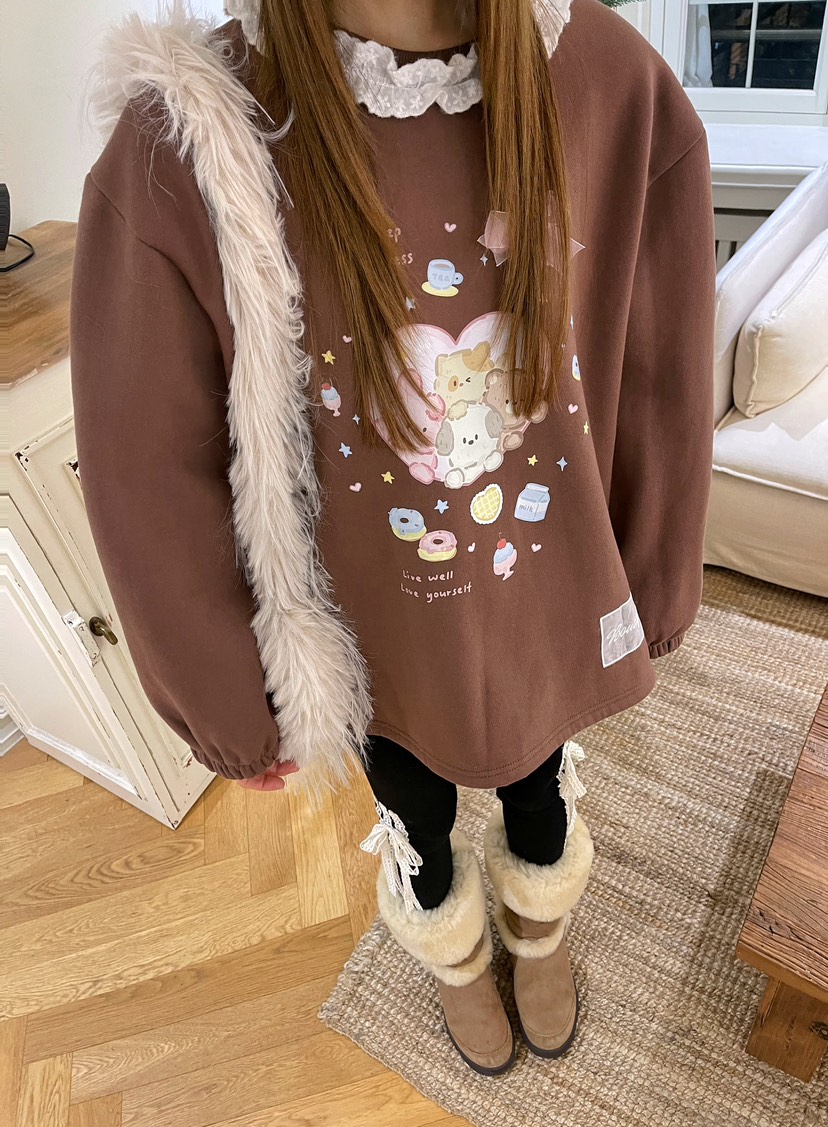 BOUTIQUE-L東大門㊣實拍女裝新款熱賣休閑時尚人氣職業衛衣BOUTIQUE-L衛衣