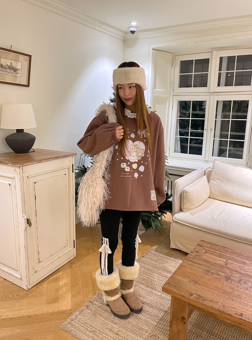 BOUTIQUE-L東大門㊣實拍女裝新款熱賣休閑時尚人氣職業衛衣BOUTIQUE-L衛衣