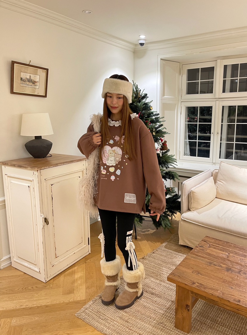 BOUTIQUE-L東大門㊣實拍女裝新款熱賣休閑時尚人氣職業衛衣BOUTIQUE-L衛衣