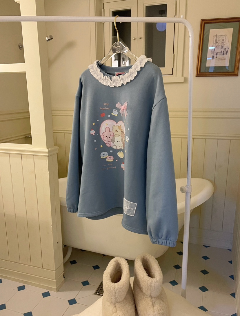 BOUTIQUE-L東大門㊣實拍女裝新款熱賣休閑時尚人氣職業衛衣BOUTIQUE-L衛衣圖色2