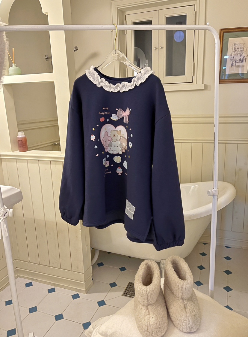 BOUTIQUE-L東大門㊣實拍女裝新款熱賣休閑時尚人氣職業衛衣BOUTIQUE-L衛衣圖色3