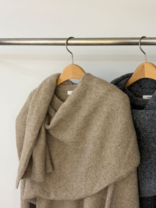 CALLIT韓國代購㊣女裝新款熱賣時尚人氣休閑真品針織衫披肩CALLIT針織衫