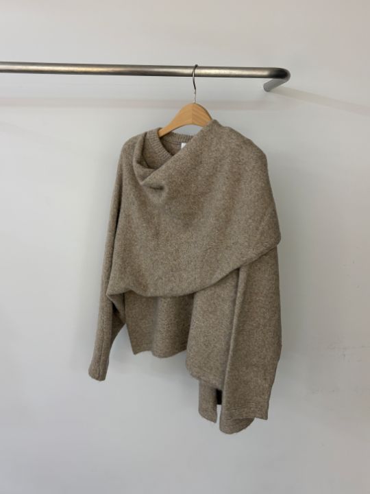 CALLIT韓國代購㊣女裝新款熱賣時尚人氣休閑真品針織衫披肩CALLIT針織衫圖色1