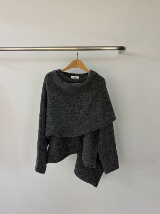 CALLIT韓國代購㊣女裝新款熱賣時尚人氣休閑真品針織衫披肩CALLIT針織衫圖色2